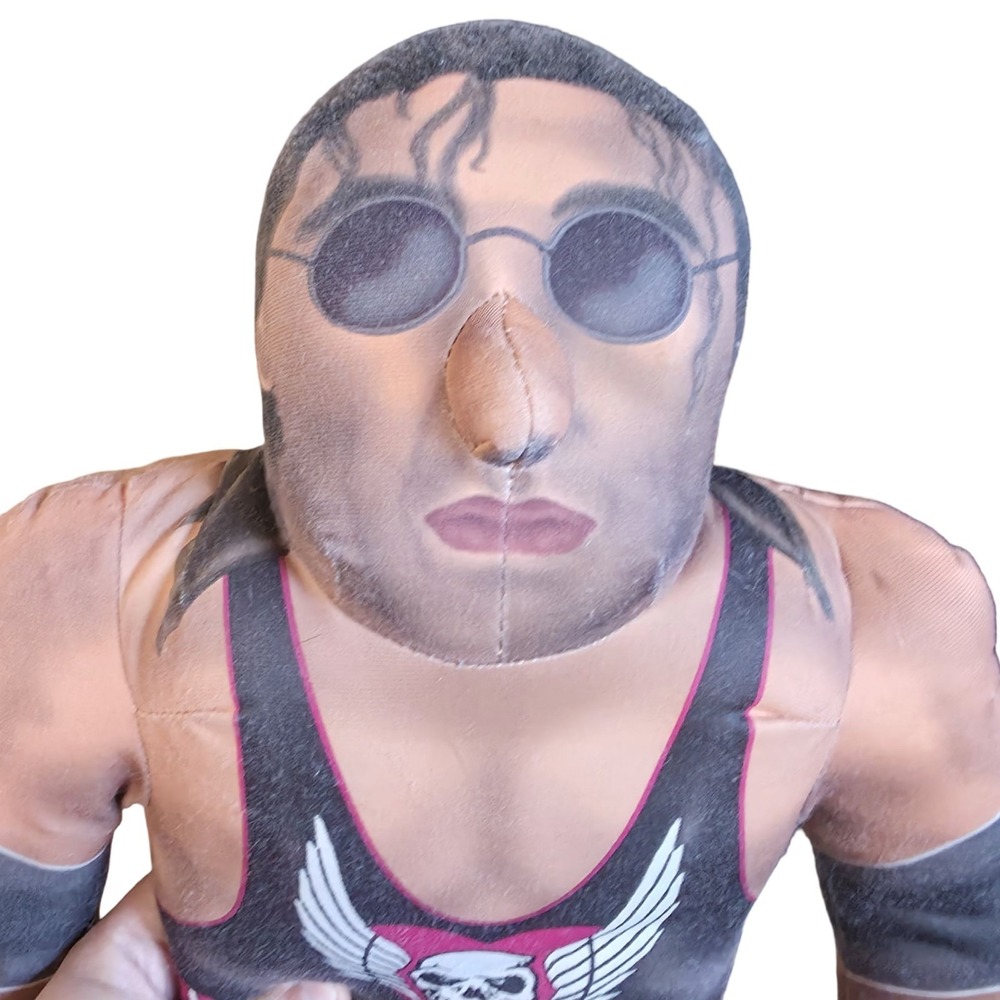 Vintage‎ 1999 WCW Bret Hitman Hart Talking Plush Wrestling Buddy NWO Toys Marvel